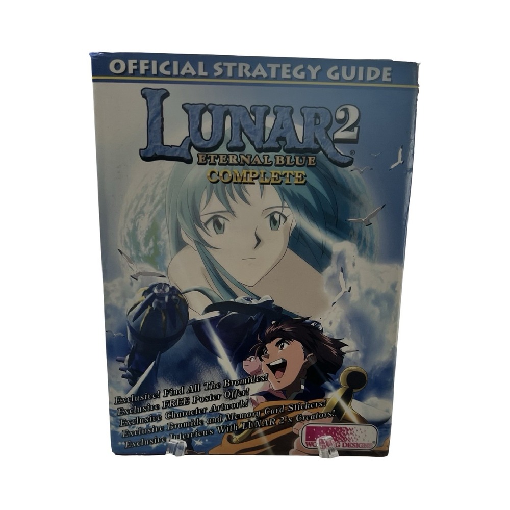 Lunar‎ 2 Eternal Blue Complete Official Strategy Guide PS1 Working Designs JRPG